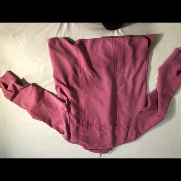 Women's Relativity Pink Stripe Long Sleeve Button - Picture 9 of 12